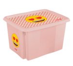 Boîte de rangement 'karolina emoji hearts', 30 L