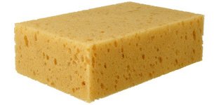 Schwamm für Tafel, (L)150 x (T)100 x (H)50 mm