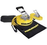 Slackline, longueur: 15 m, jaune