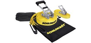 Slackline, longueur: 15 m, jaune