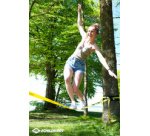 Slackline, longueur: 15 m, jaune