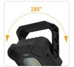 Projecteur de travail LED WL2000R, noir