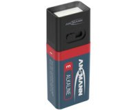 Mini lampe LED ACTION avec pile 9V, noir