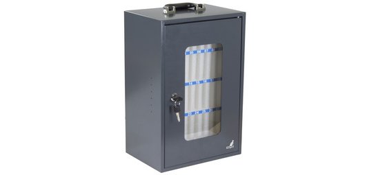 Casier pour smartphones, 36 logements, gris foncé