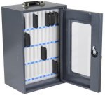 Casier pour smartphones, 36 logements, gris foncé