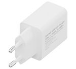 Chargeur secteur USB GaN, USB-C/USB-A, 30 W, blanc