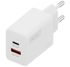 Chargeur secteur USB, 20 W, USB-C/USB-A, blanc
