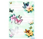 Étiquettes pour livres VARIO 'Papillons', 76 x 35 mm