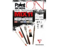 PaintON Mix 9 bloc collé 27F A5 250g assorti 9x3F