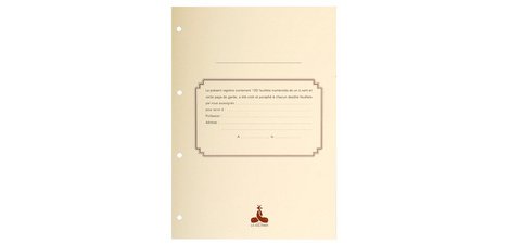 Set of 3 manifolds ORDERS, carbonless paper, duplicate (1 original and 1 copy), 50 sheets, size 21 x 21 cm, varnished cover - White