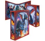 Classeur à motif 'Dragons', A4, largeur du dos: 70 mm