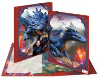 Chemise à élastique 'Dragons', carton, A3