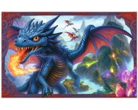 Sous-main 'Dragons', (L)550 x (H)350 mm