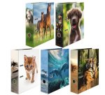 Classeur à motif 'Animaux préférés', assortiment