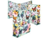 Classeur à motif 'Papillons', A4