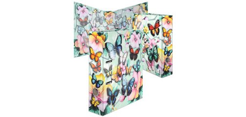 Classeur à motif 'Papillons', A4
