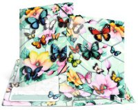 Chemise à élastique 'Papillons', carton, A3