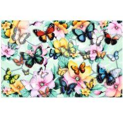 Sous-main 'Papillons', (L)550 x (H)350 mm