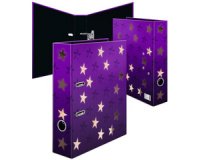 Classeur à motif 'Brillant' Étoiles, A4