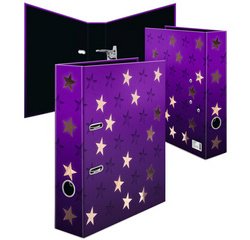 Classeur à motif 'Brillant' Étoiles, A4