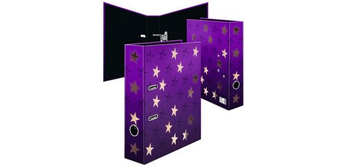 Classeur à motif 'Brillant' Étoiles, A4