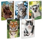 Carton à dessin 'Animaux', A3 - assortiment