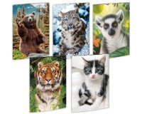 Carton à dessin 'Animaux', A3 - assortiment