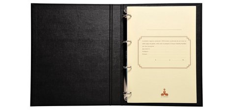 Standaard map met vulling 297 x 210 mm Raad van bestuur 100 genummerde vellen 80 g + voorblad