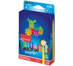 COLOR'PEPS Long Life Felt Pens 2, cardboard box of 12