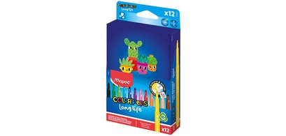 COLOR'PEPS Long Life Felt Pens 2, cardboard box of 12