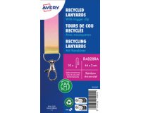 AVERY Tour de cou, en rPET, 20 x 440 mm, dégradé de couleurs