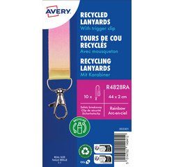 AVERY Nekwarmer, van rPET, 20 x 440 mm, kleurovergang