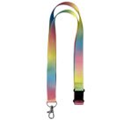 AVERY Tour de cou, en rPET, 20 x 440 mm, dégradé de couleurs