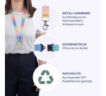 AVERY Tour de cou, en rPET, 20 x 440 mm, dégradé de couleurs