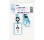 AVERY Porte-carte avec tour de cou, bleu pastel