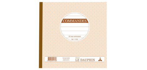 LE DAUPHIN Manifold 'Commandes', 210 x 148 mm, dupli