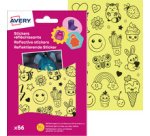 AVERY Sticker réfléchissant 'Space', argent