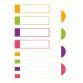 Tons pink/vert/orange