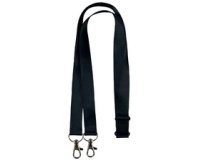 AVERY Tour de cou avec double mousqueton, 20 x 440 mm, noir