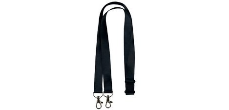 AVERY Tour de cou avec double mousqueton, 20 x 440 mm, noir