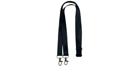 AVERY Tour de cou avec double mousqueton, 20 x 440 mm, noir