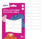 AVERY Étiquette pour textile, 13 x 45 mm, blanc