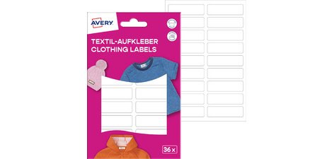 AVERY Étiquette pour textile, 13 x 45 mm, blanc