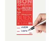 AVERY Étiquette de fermeture 'bon appétit', 40 x 95 mm