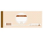 LE DAUPHIN Carnet à souche 'Reçus', 89 x 210 mm