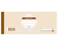 Carnet à souche 89X210 Recus 50 feuillets - Avoine