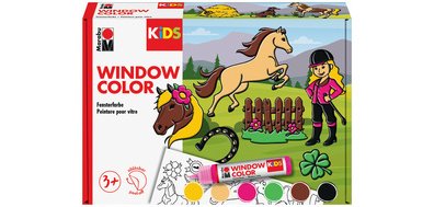 KiDS Kit Window Color 'Poney club', 6 x 25 ml