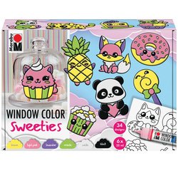 Kit Window Color fun & fancy 'Sweeties', 6x 25 ml