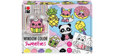 Kit Window Color fun & fancy 'Sweeties', 6x 25 ml