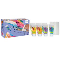 Peinture pour enfants Kids Art, kit Squeegee Art